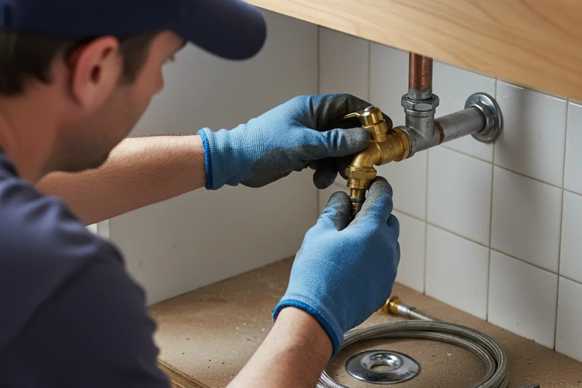 Shutoff valve and fitting work during Faucet and Fixture Repair in Mahopac Falls